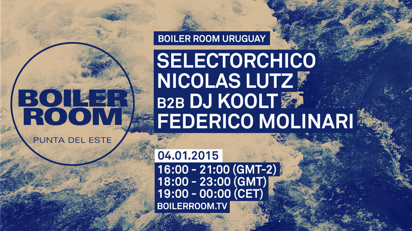 Flyer for event Punta Del Este: Nicolas Lutz, DJ Koolt, Federico Molinari, Selectorchico.