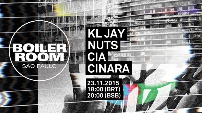 Flyer for event Sao Paulo: KL Jay, DJ Cia, DJ Nuts & Cinara.