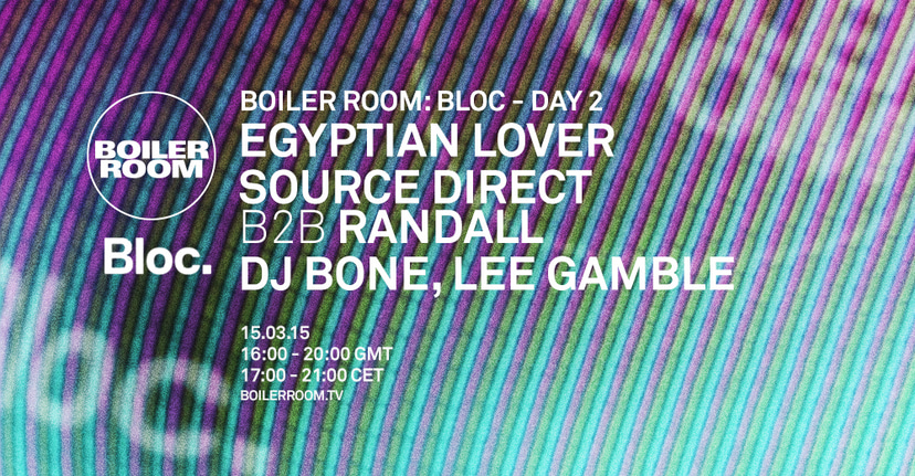 Flyer for event Bloc. Day Two.