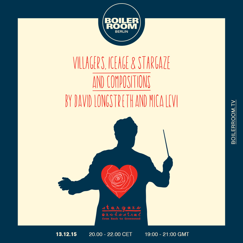 Flyer for event Berlin: Villagers, Iceage & Stargaze.