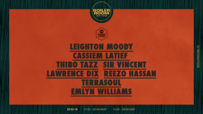 Flyer for event We House Sundays.