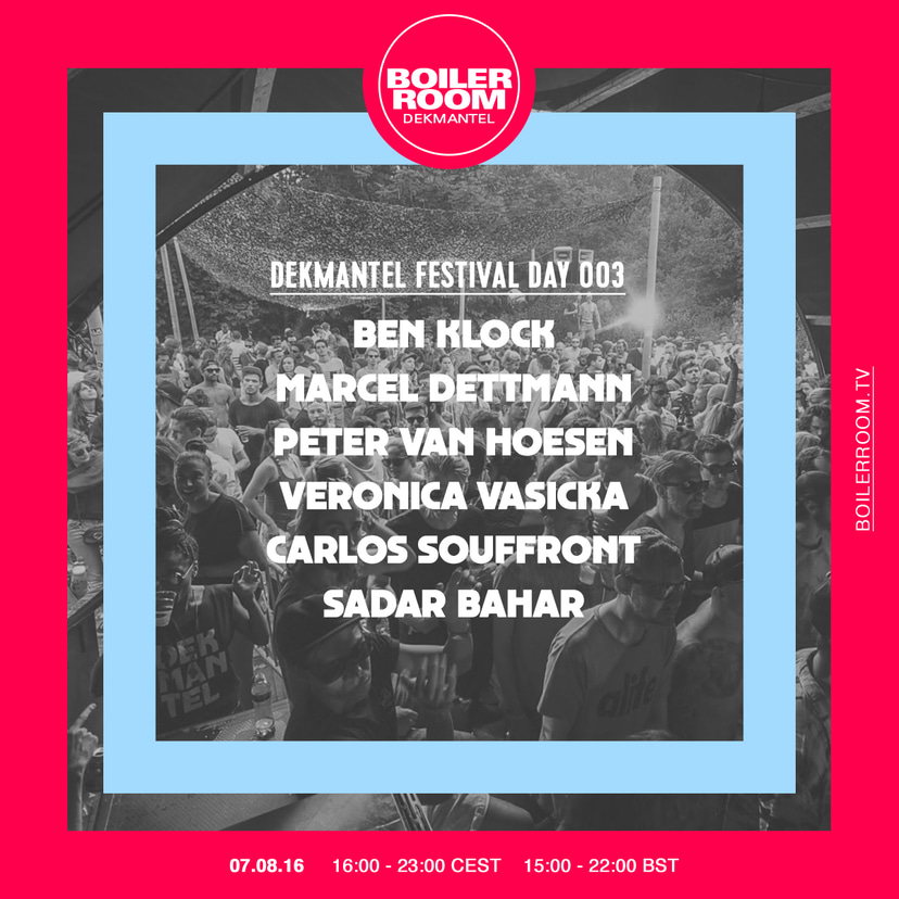 Flyer for event Dekmantel Day 003.