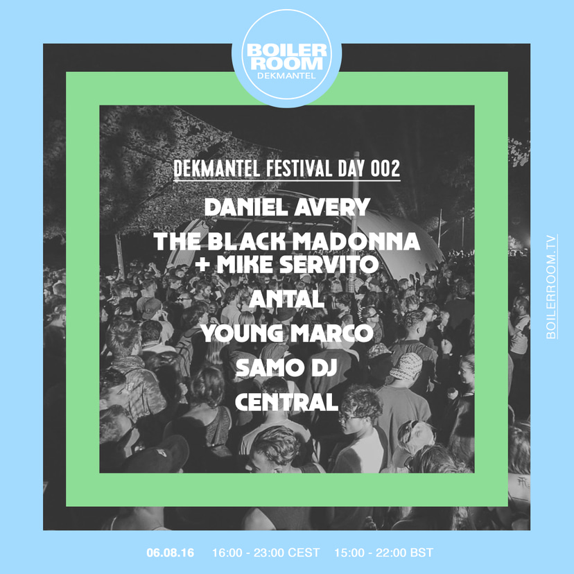 Flyer for event Dekmantel Day 002.