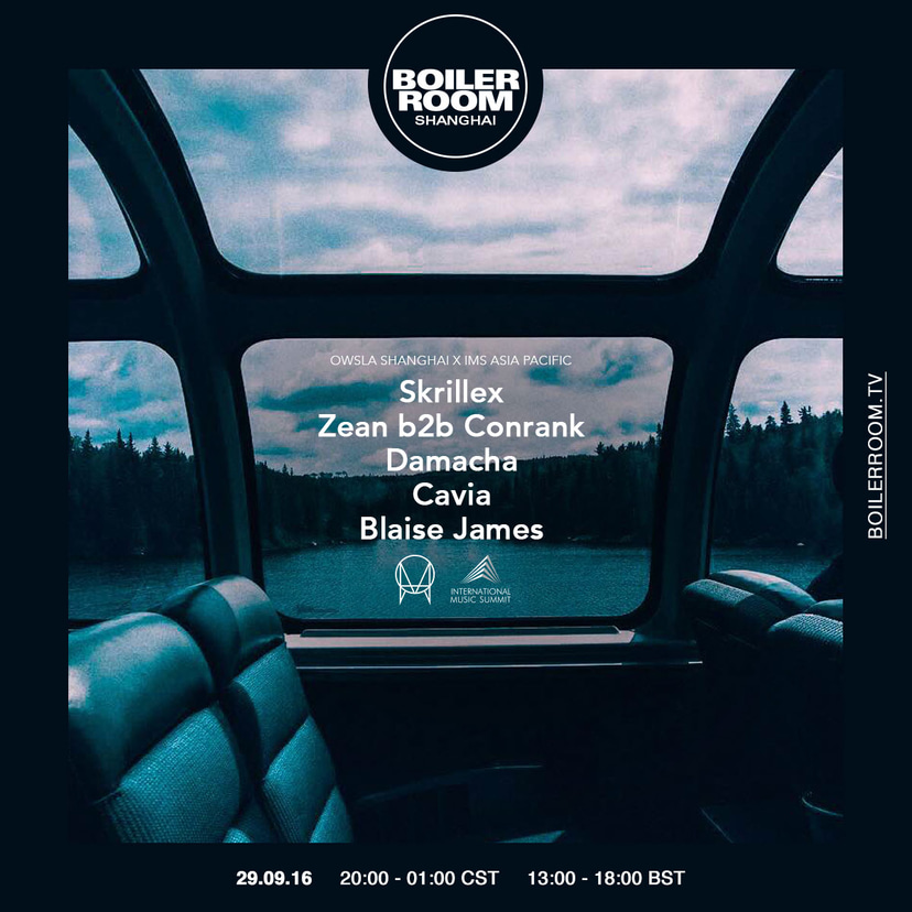 Flyer for event Boiler Room China: IMS Asia-Pacific pres. OWSLA Shanghai.