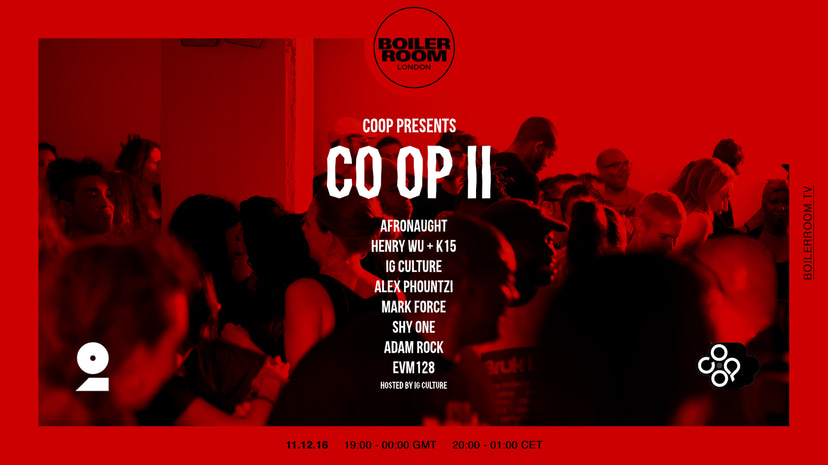 Flyer for event Co-Op Presents 2.