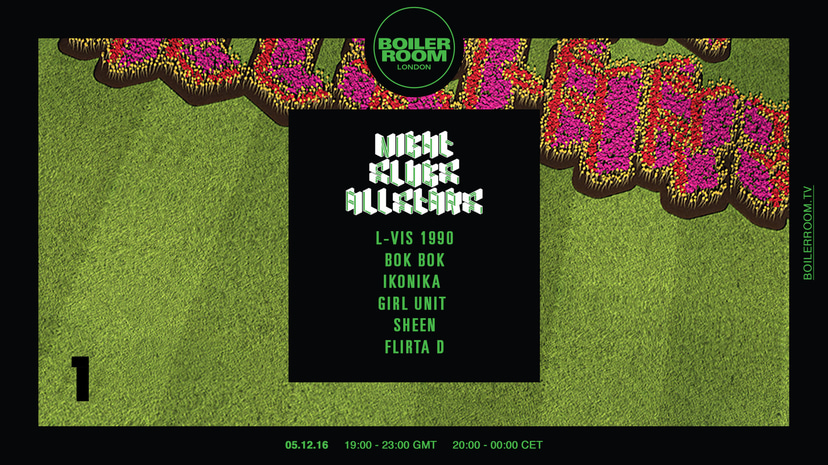 Flyer for event Night Slugs All-Stars.