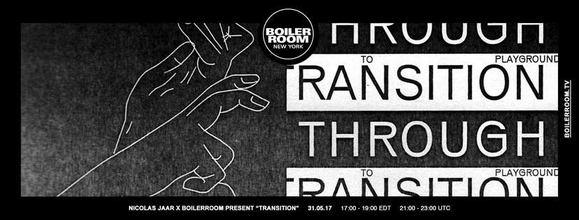 Flyer for event Nicolas Jaar - "TRANSITION".