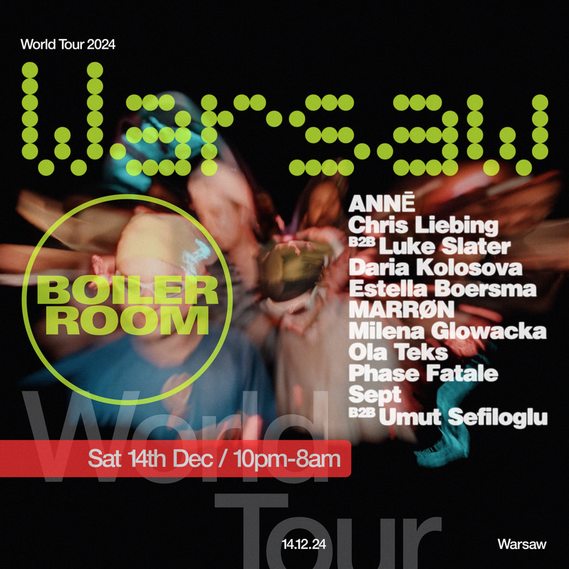 Flyer for event Warsaw.