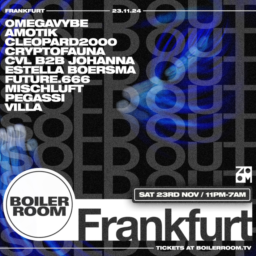 Flyer for event Frankfurt | Saturday.