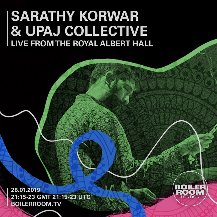 Flyer for event Sarathy Korwar & UPAJ Collective.