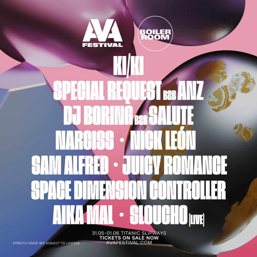 Flyer for event AVA Festival 2024.
