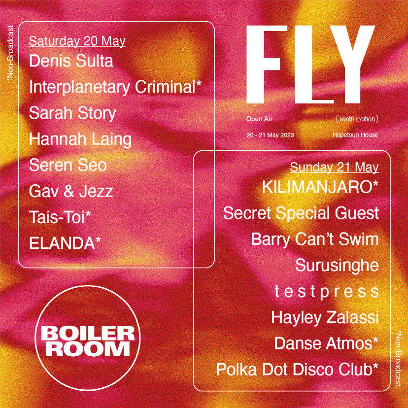 Flyer for event FLY Open Air 2023.