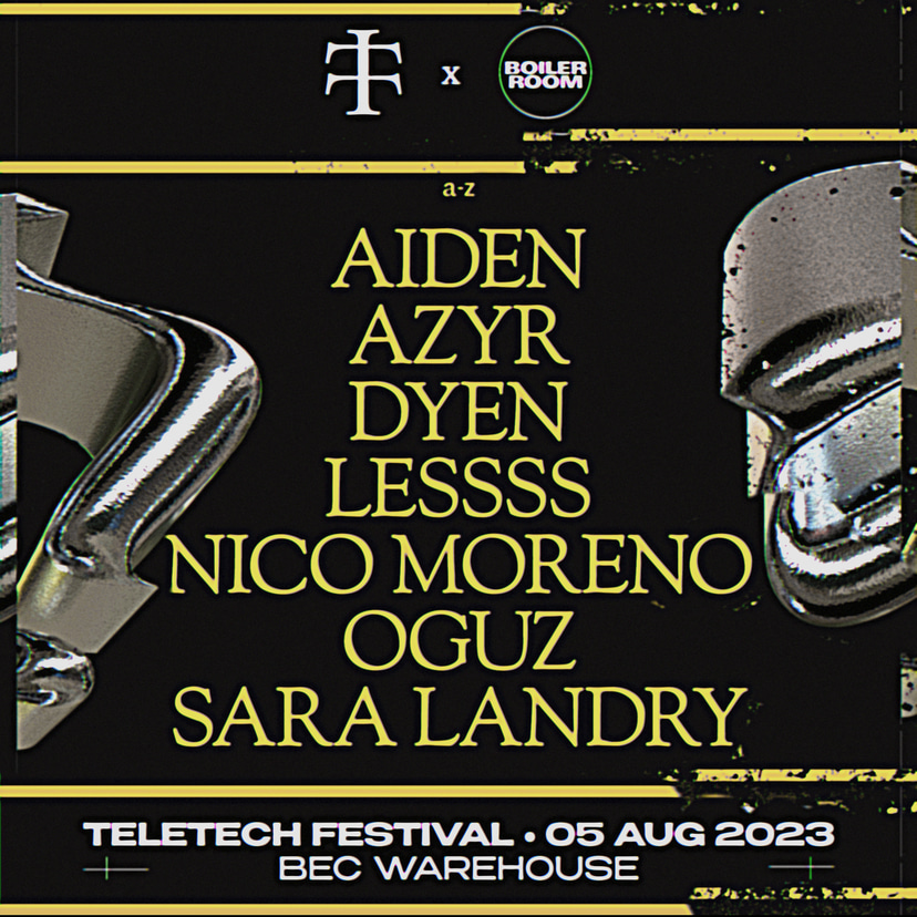 Flyer for event Teletech Festival 2023.